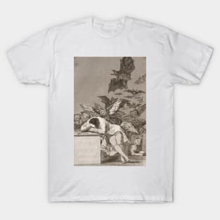The Sleep of Reason Produces Monsters - Francisco Goya T-Shirt
